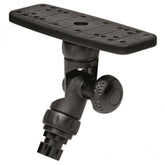 RAILBLAZA Universal Fish Finder Mount, R Lock Rectangular Base for Kayak and Canoe Fishing Boats, Compatible with , Lowrance,  and More